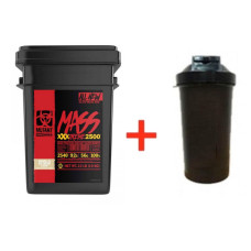 Гейнер Mutant Mass Extreme 2500 - 10 кг Шейкер