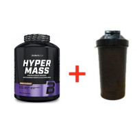 Гейнер із креатином BioTech USA Hyper Mass (2,27 кг) + Шейкер у подарунок