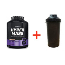 Гейнер із креатином BioTech USA Hyper Mass (2,27 кг) + Шейкер у подарунок