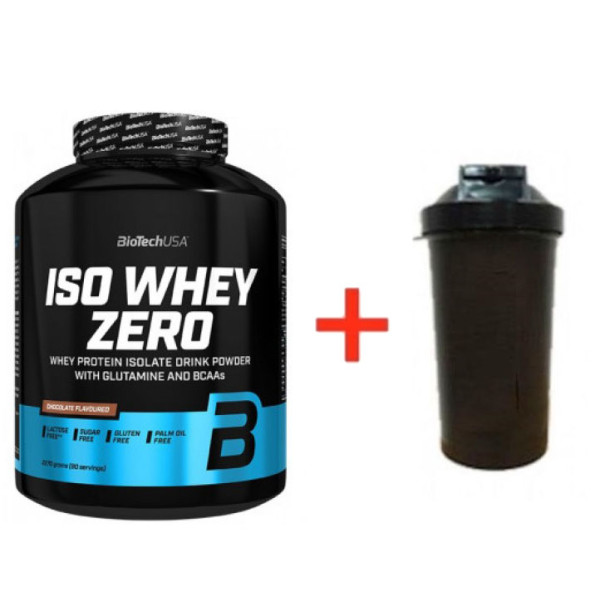 Протеїн Biotech USA - Iso Whey Zero (2.27 кг) (Без цукру) + Шейкер у подарунок
