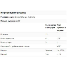 Biotin Gummies 5000 mcg (60 таблеток)