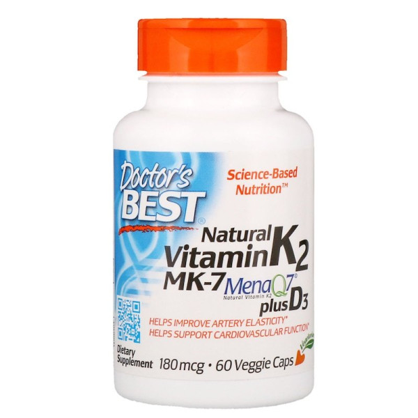 Vitamin K2 plus Vitamin D3 (60 капсул)