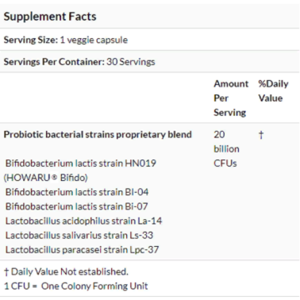 Digestive Probiotic with Howaru (30 капсул) Digestive Probiotic with Howaru (30 капсул)