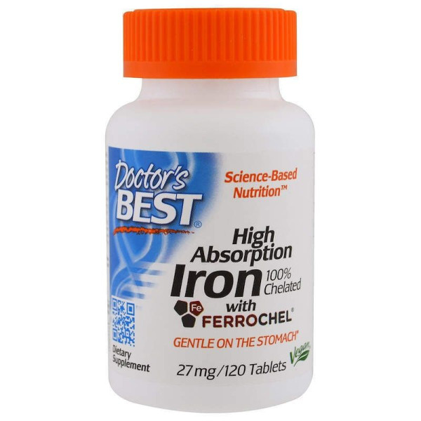 Iron With Ferrochel 27 мг (120 таблеток)