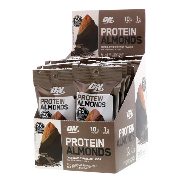 PROTEIN ALMONDS 12x43 g