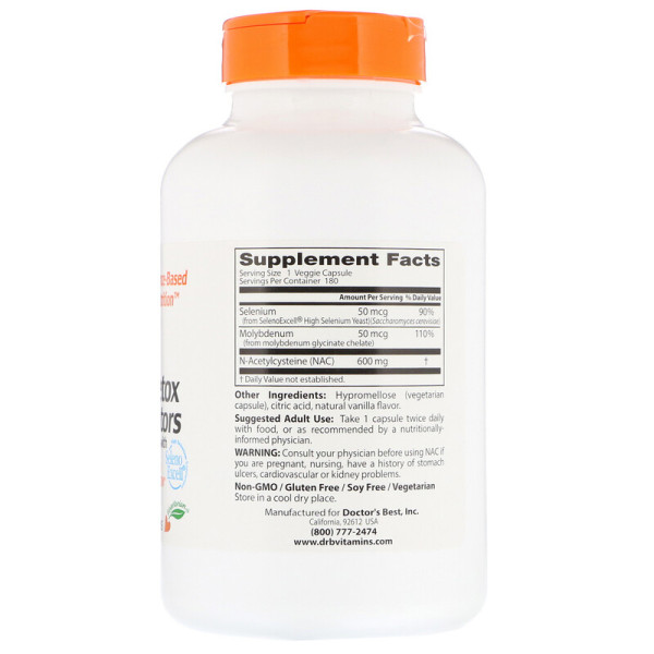 NAC Detox Regulators (180 Капсул) NAC Detox Regulators (180 Капсул)