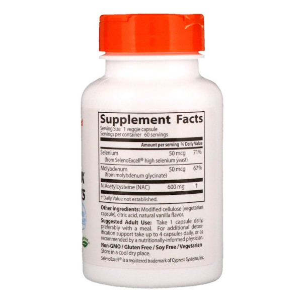 NAC Detox Regulators (60 Капсул) NAC Detox Regulators (60 Капсул)