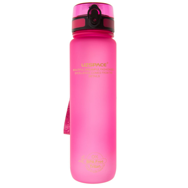 Uzspace Colorful Frosted-Tritan Розовый (1000 мл)