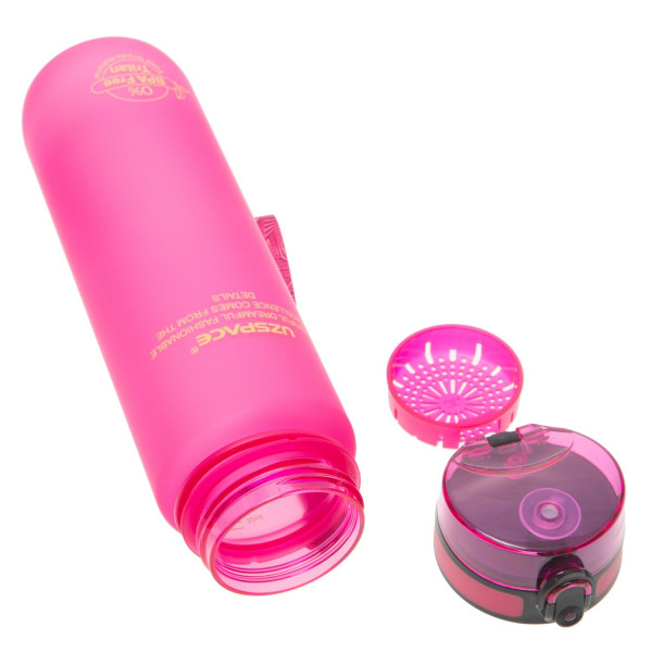 Uzspace Colorful Frosted-Tritan Розовый (1000 мл) Uzspace Colorful Frosted-Tritan Розовый (1000 мл)