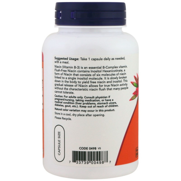 FLUSH FREE NIACIN 500mg 90 Капсул FLUSH FREE NIACIN 500mg 90 Капсул