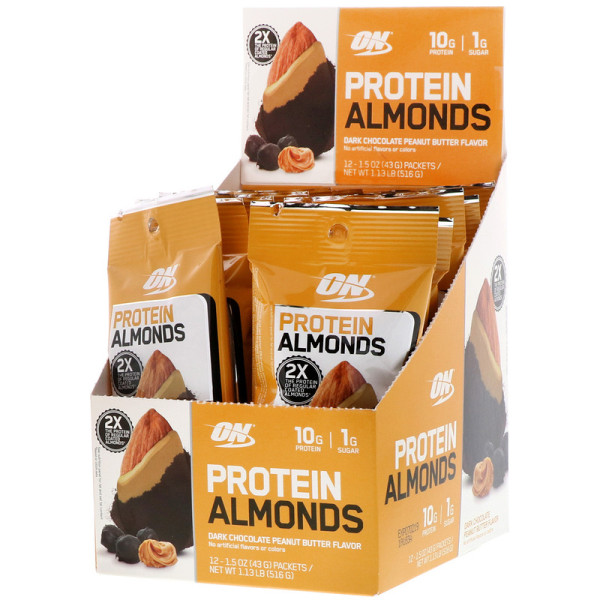PROTEIN ALMONDS 12x43 g