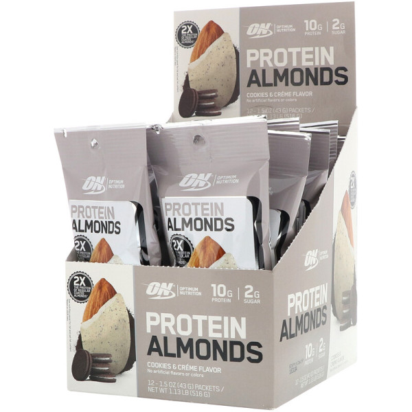 PROTEIN ALMONDS 12x43 g