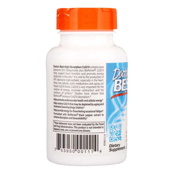CoQ10 BioPerine 200 мг (60 капсул)