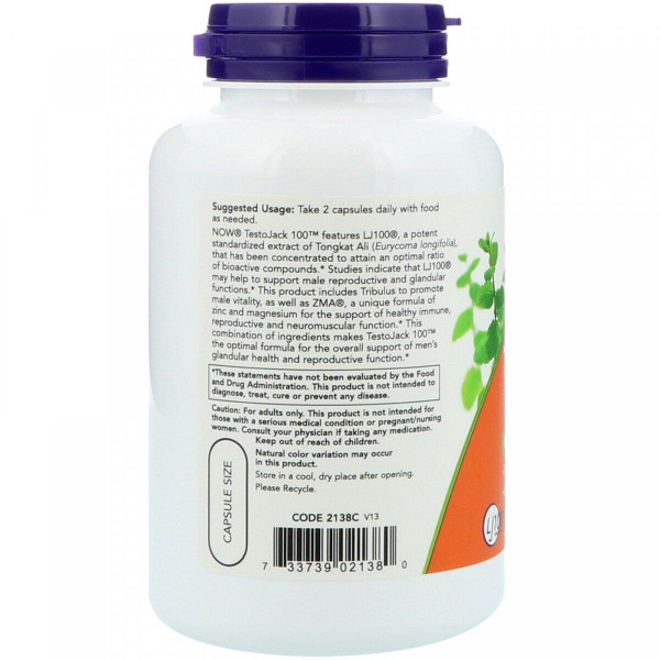 Testo Jack 100 (120 Капсул) Testo Jack 100 (120 Капсул)