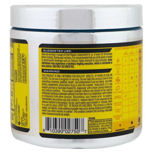 INT C4 Ripped 30 Servings (180 грам) INT C4 Ripped 30 Servings (180 грам)