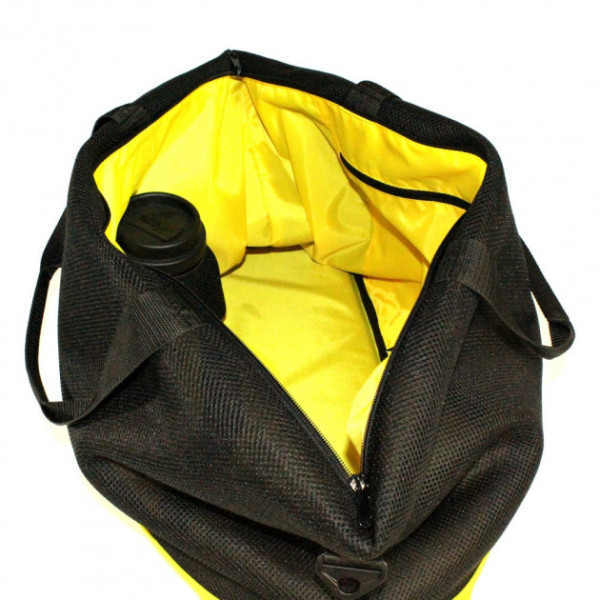 Жіноча спортивна сумка MAD Lattice Жовта (23 л)