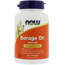 Олія бурачника Now Foods - Borage Oil 1000 mg (120 Капсул)