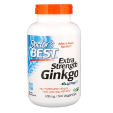 Extra Strength Ginkgo 120 мг (360 Капсул) 