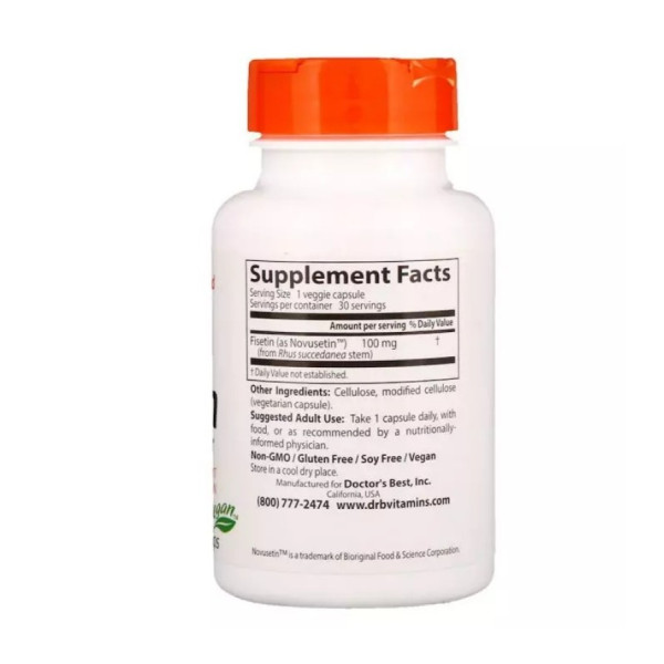 Fisetin With Novusetin 100 мг (30 капсул)