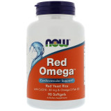 Красный рис Now Foods омега Q10 Red Omega, 90 гелевых капсул Красный рис Now Foods омега Q10 Red Omega, 90 гелевых капсул