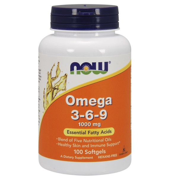Риб'ячий жир Now Foods Omega 3-6-9 1000 mg (100 капсул)