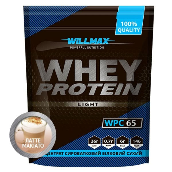Сироватковий протеїн Willmax Whey Protein Light 65% 1000g