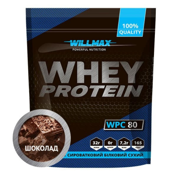 Сироватковий протеїн Willmax WHEY PROTEIN 80% 920 грам