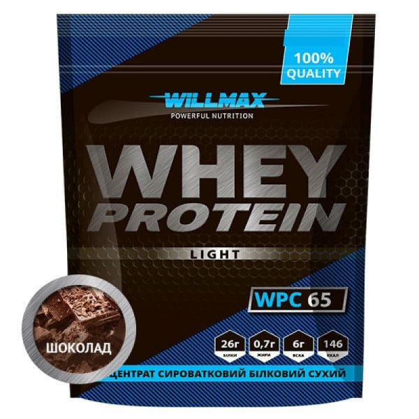 Сироватковий протеїн Willmax Whey Protein Light 65% 1000g