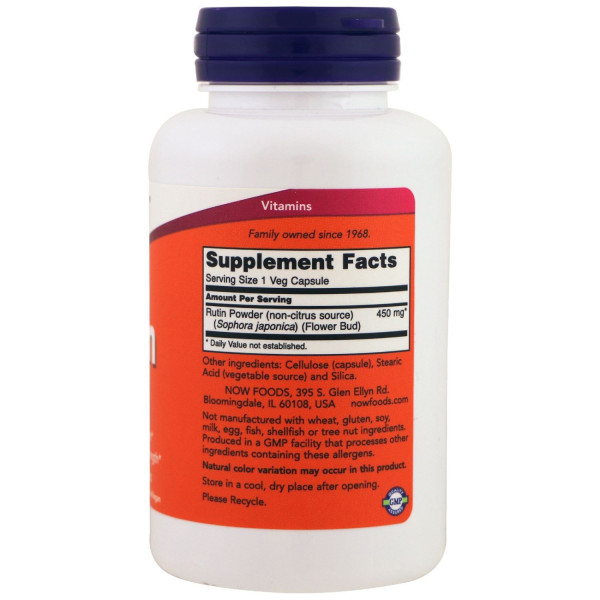 RUTIN 450 MG 100 Капсул RUTIN 450 MG 100 Капсул