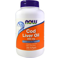 Cod Liver Oil 650 mg Softgels (250 Капсул)