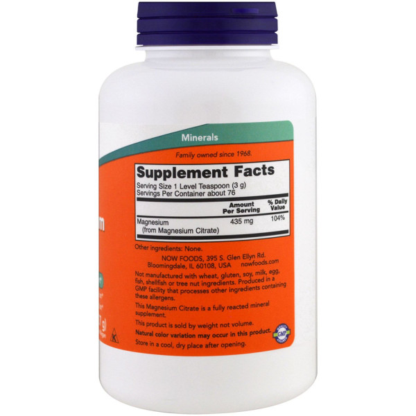 MAGNESIUM CITRATE POWDER 8 OZ 227 г MAGNESIUM CITRATE POWDER 8 OZ 227 г