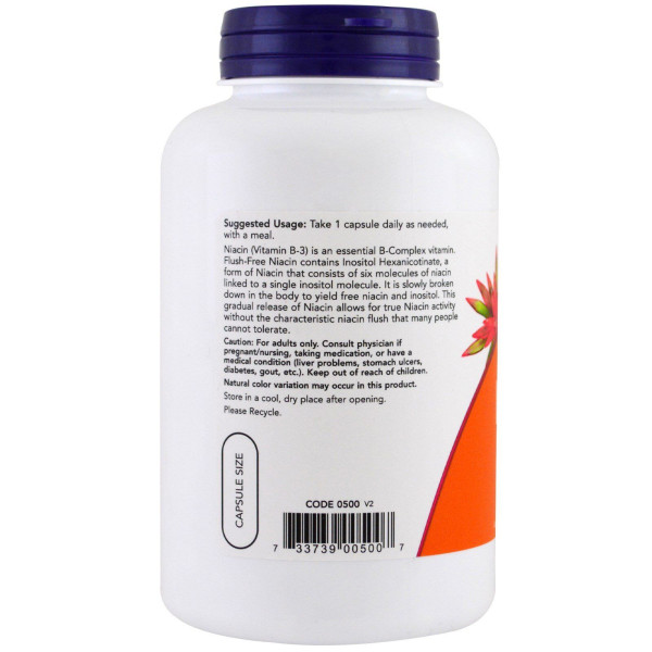 FLUSH FREE NIACIN 500mg 180 Капсул