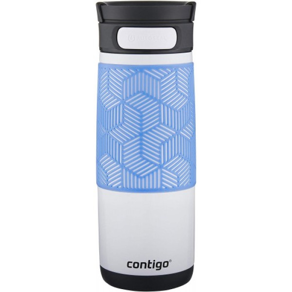 Термокружка Contigo Metra Transit Opaque White with Periwinkle 473 мл