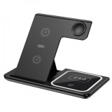 Беспроводное зарядное устройство XO WX023 W15 для смартфонов, наушников, смарт-часов с технологией Qi, Black Беспроводное зарядное устройство XO WX023 W15 для смартфонов, наушников, смарт-часов с технологией Qi, Black