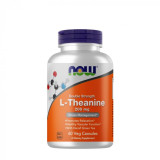 Аминокислота NOW L-Theanine 200 mg, 60 вегакапсул