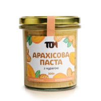 АРАХІСОВА ПАСТА З КУРАГОЮ (300 грам) скло