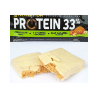 Блок протеїнових батончиків Go On Nutrition Protein Bar 33% 25x50 g Солона карамель (Salted Caramel) - 50 г блок - 25 штук (без цукру)