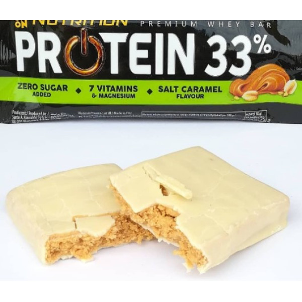 Блок Протеїнових батончиків Protein Bar 33% Асорті із 3х смаків 25шт х 50 г (Без цукру)