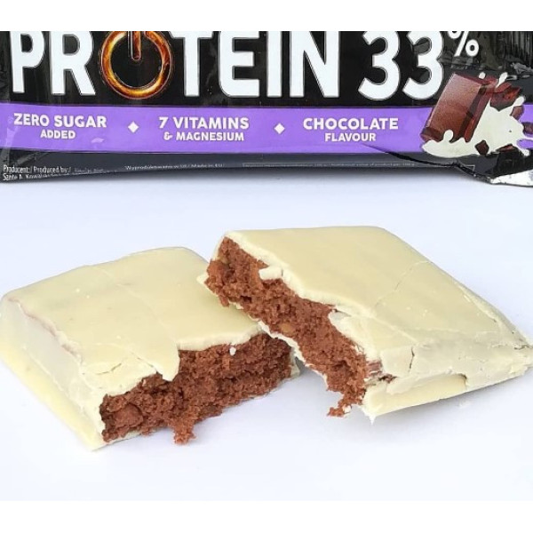 Блок Протеїнових батончиків Protein Bar 33% Асорті із 3х смаків 25шт х 50 г (Без цукру)