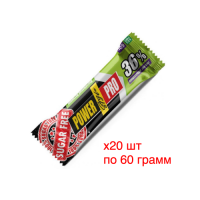 Блок Батончиків Power Pro 36% Sugar Free (Без цукру), 60 грам зі смаком Горіх 20х60 грам
