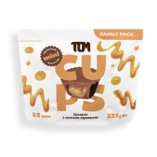 Конфеты с соленой карамелью TOM PEANUT BUTTER КОНФЕРКИ С СОЛОНОЙ КАМЕЛЬЮ - FAMILY PACK - 225 грамм