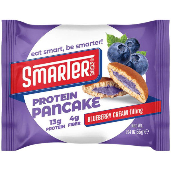 Протеїнові панкейки Smarter Snacks Protein Cocoa Pancake 55 г Чорниця (без цукру)