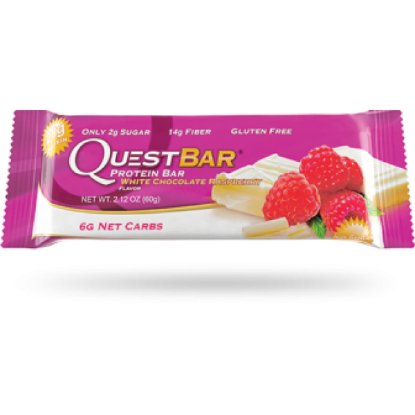 Quest Protein Bar белый шоколад с малиной (60 грамм)