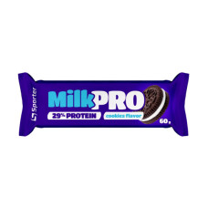 Блок Протеиновых батончиков Sporter MILK PRO 29% протеина - 24 шт 60 г Печенье-крем