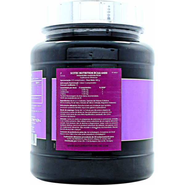 BCAA 6400 (375 таблетс) BCAA 6400 (375 таблетс)