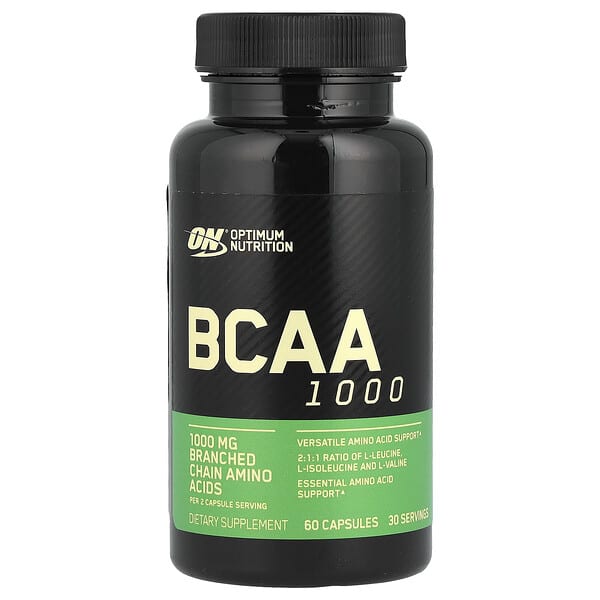 Аминокислоты Optimum Nutrition BCAA 1000 (60 капсул)