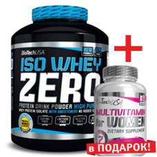 Iso Whey Zero 2270 грамм + Multivitamin for Women 60 табов в ПОДАРОК!