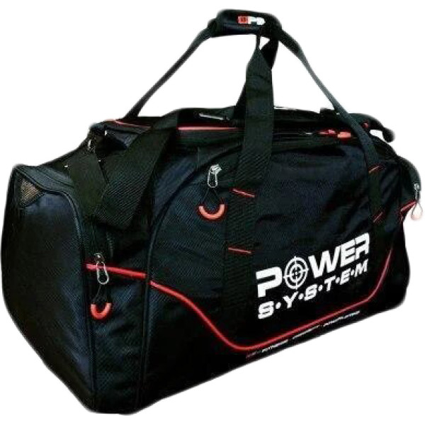 Сумка спортивная Power System PS-7010 Gym Bag Magna Blak/Red Сумка спортивная Power System PS-7010 Gym Bag Magna Blak/Red