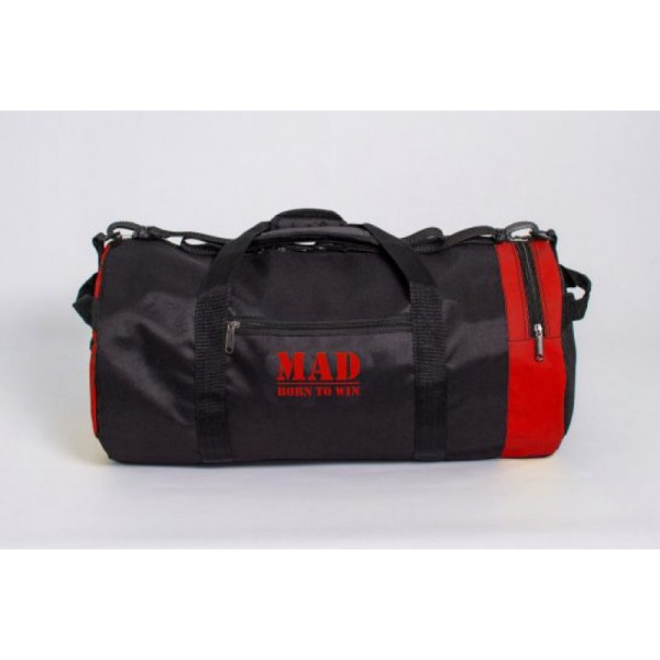 Спортивная сумка MAD 40L черно-красная