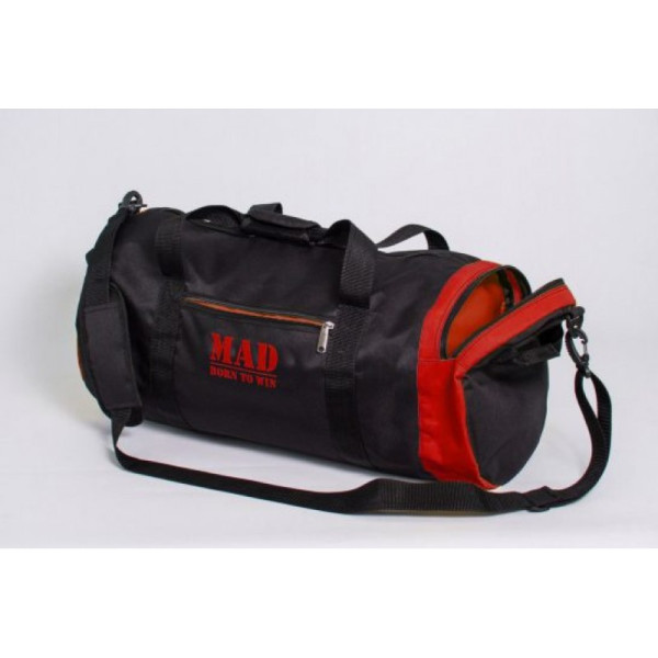 Спортивная сумка MAD 40L черно-красная